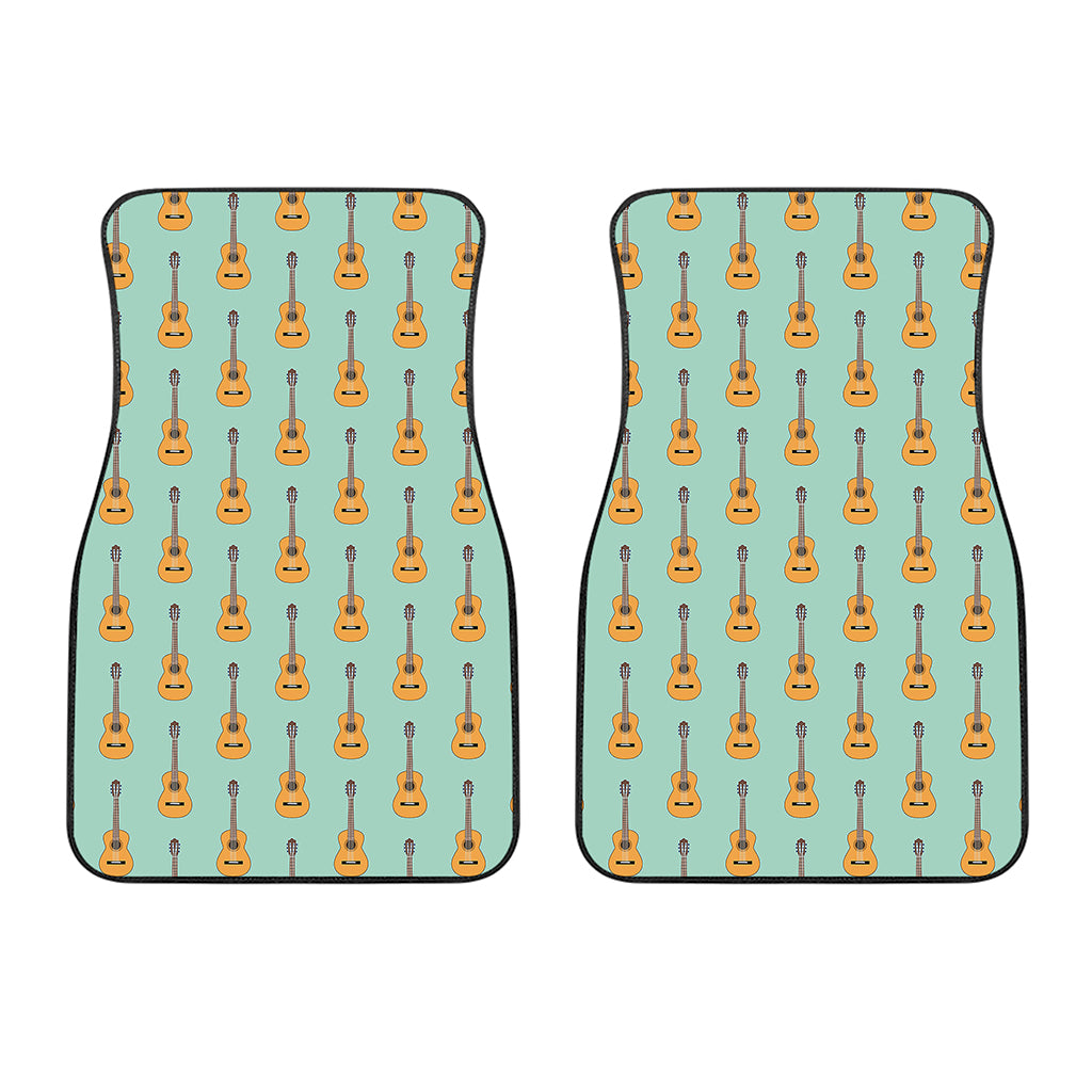 Classical Guitar Pattern Print Front Car Floor Mats