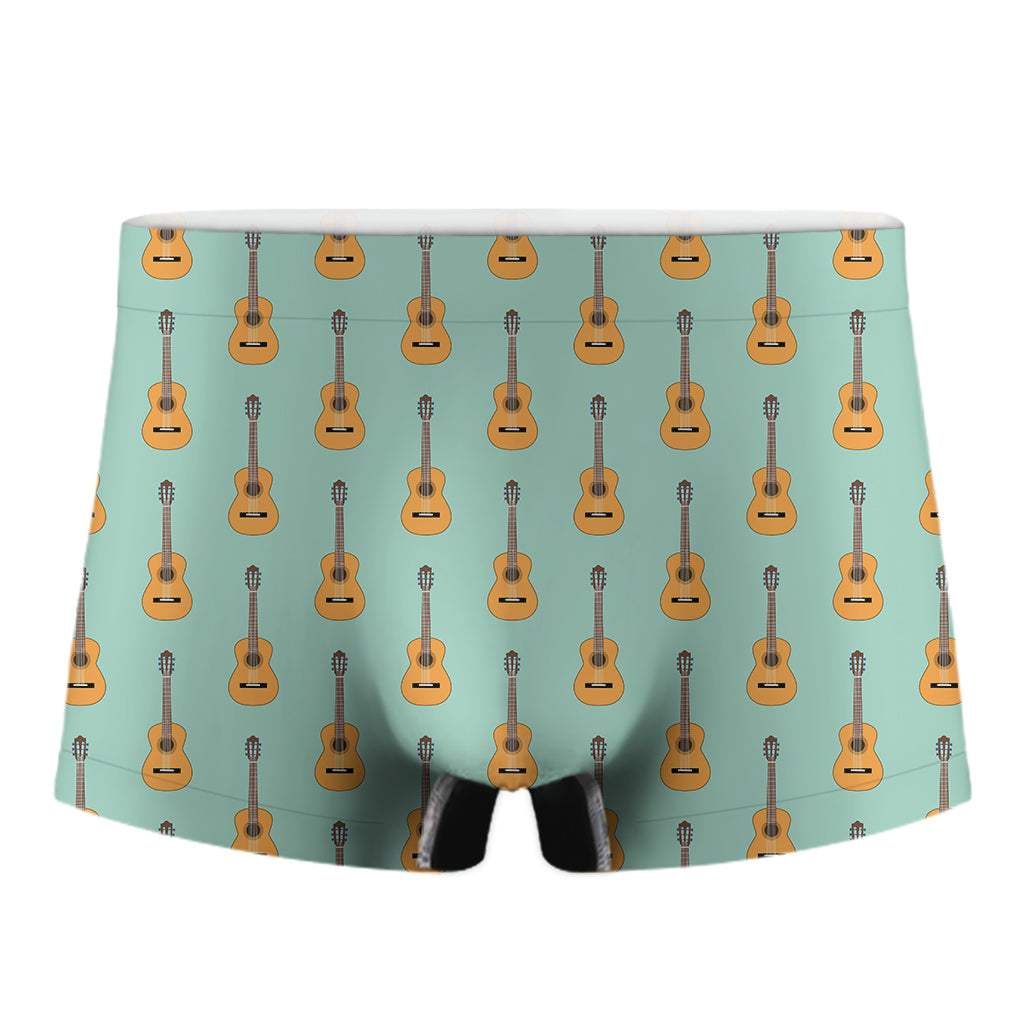 Classical Guitar Pattern Print Men's Boxer Briefs