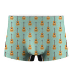 Classical Guitar Pattern Print Men's Boxer Briefs