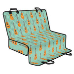 Classical Guitar Pattern Print Pet Car Back Seat Cover