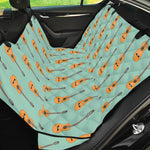 Classical Guitar Pattern Print Pet Car Back Seat Cover