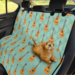 Classical Guitar Pattern Print Pet Car Back Seat Cover