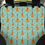 Classical Guitar Pattern Print Pet Car Back Seat Cover