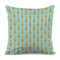 Classical Guitar Pattern Print Pillow Cover