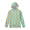 Classical Guitar Pattern Print Pullover Hoodie