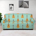 Classical Guitar Pattern Print Sofa Cover