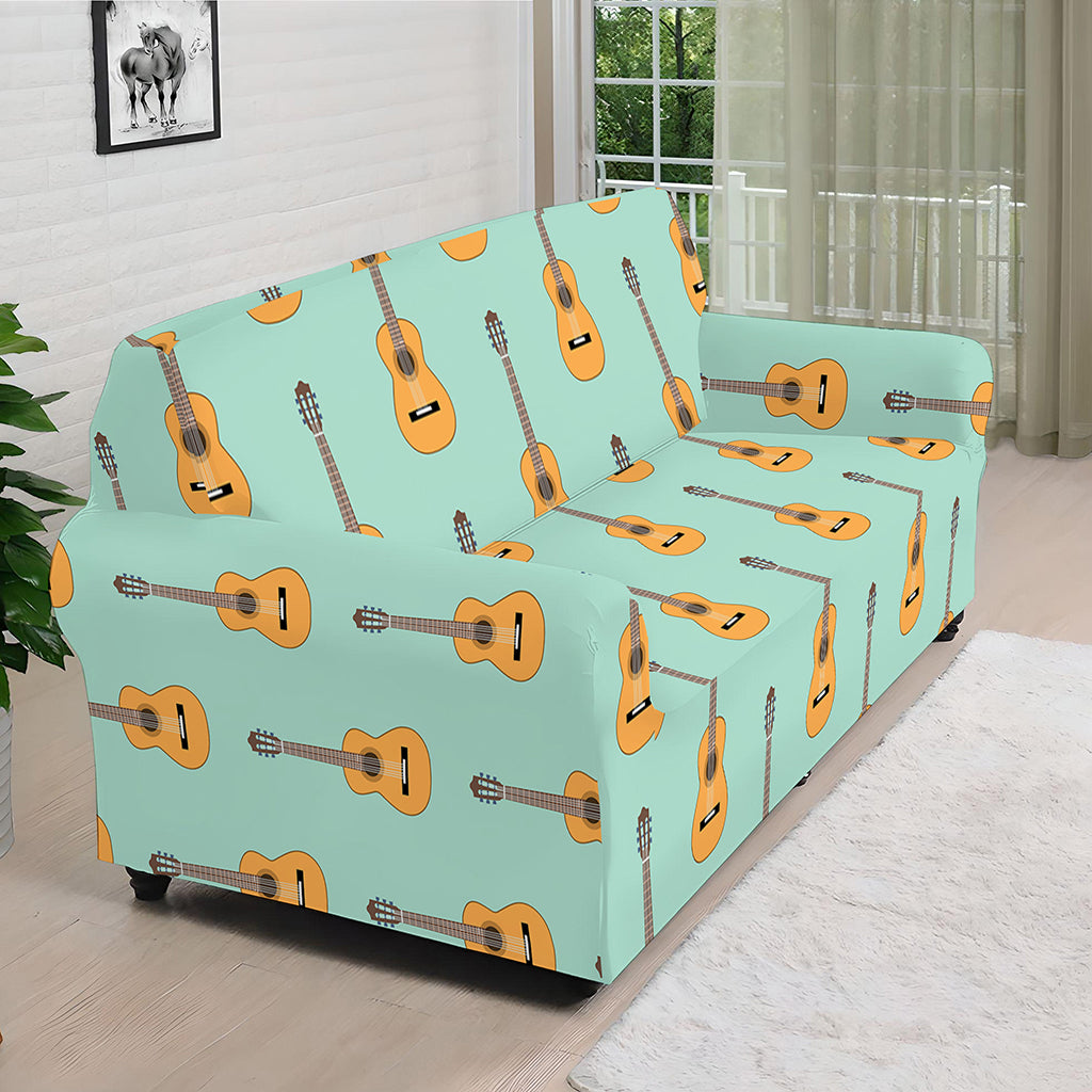 Classical Guitar Pattern Print Sofa Cover