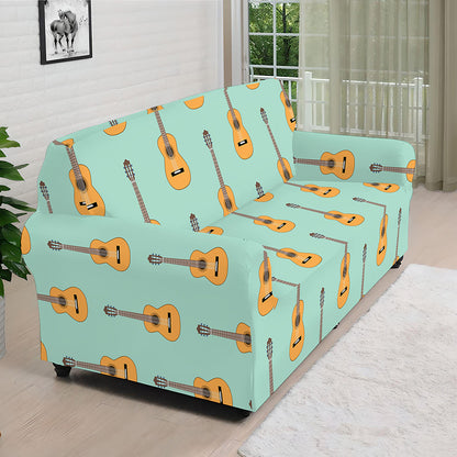 Classical Guitar Pattern Print Sofa Cover