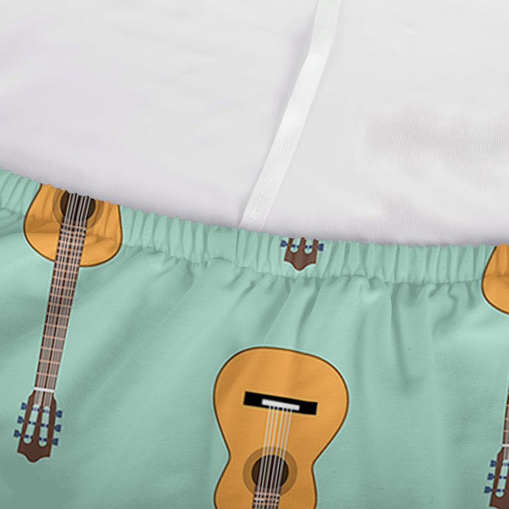Classical Guitar Pattern Print Sofa Cover