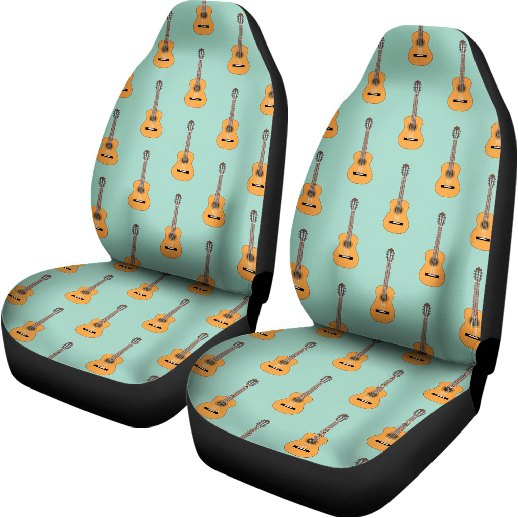 Classical Guitar Pattern Print Universal Fit Car Seat Covers