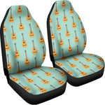 Classical Guitar Pattern Print Universal Fit Car Seat Covers