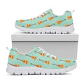 Classical Guitar Pattern Print White Running Shoes