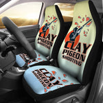 Clay Pigeon Shooting Universal Fit Car Seat Covers GearFrost