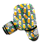 Clover And Beer St. Patrick's Day Print Boxing Gloves