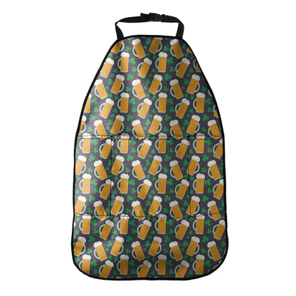 Clover And Beer St. Patrick's Day Print Car Seat Organizers