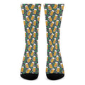 Clover And Beer St. Patrick's Day Print Crew Socks