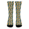 Clover And Beer St. Patrick's Day Print Crew Socks