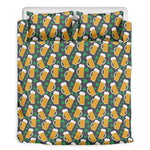 Clover And Beer St. Patrick's Day Print Duvet Cover Bedding Set