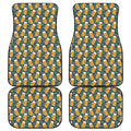 Clover And Beer St. Patrick's Day Print Front and Back Car Floor Mats
