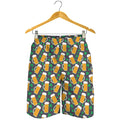 Clover And Beer St. Patrick's Day Print Men's Shorts