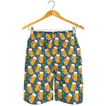 Clover And Beer St. Patrick's Day Print Men's Shorts