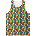 Clover And Beer St. Patrick's Day Print Men's Tank Top