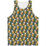 Clover And Beer St. Patrick's Day Print Men's Tank Top