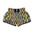Clover And Beer St. Patrick's Day Print Muay Thai Boxing Shorts