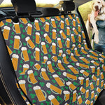 Clover And Beer St. Patrick's Day Print Pet Car Back Seat Cover