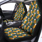 Clover And Beer St. Patrick's Day Print Universal Fit Car Seat Covers