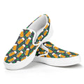 Clover And Beer St. Patrick's Day Print White Slip On Sneakers