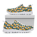 Clover And Beer St. Patrick's Day Print White Running Shoes