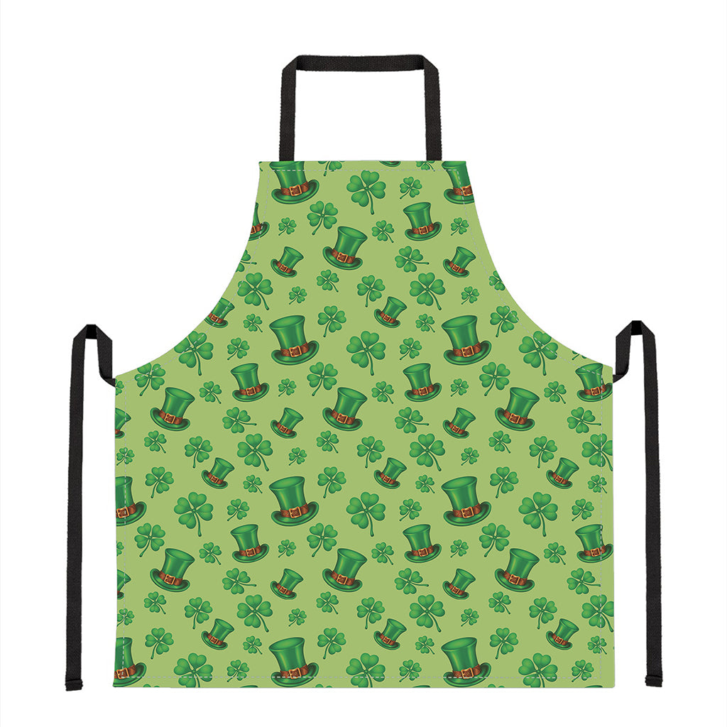 Clover And Hat St. Patrick's Day Print Apron