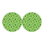 Clover And Hat St. Patrick's Day Print Car Coasters
