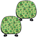 Clover And Hat St. Patrick's Day Print Car Headrest Covers