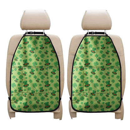 Clover And Hat St. Patrick's Day Print Car Seat Organizers