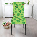 Clover And Hat St. Patrick's Day Print Dining Chair Slipcover