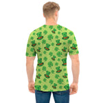 Clover And Hat St. Patrick's Day Print Men's T-Shirt