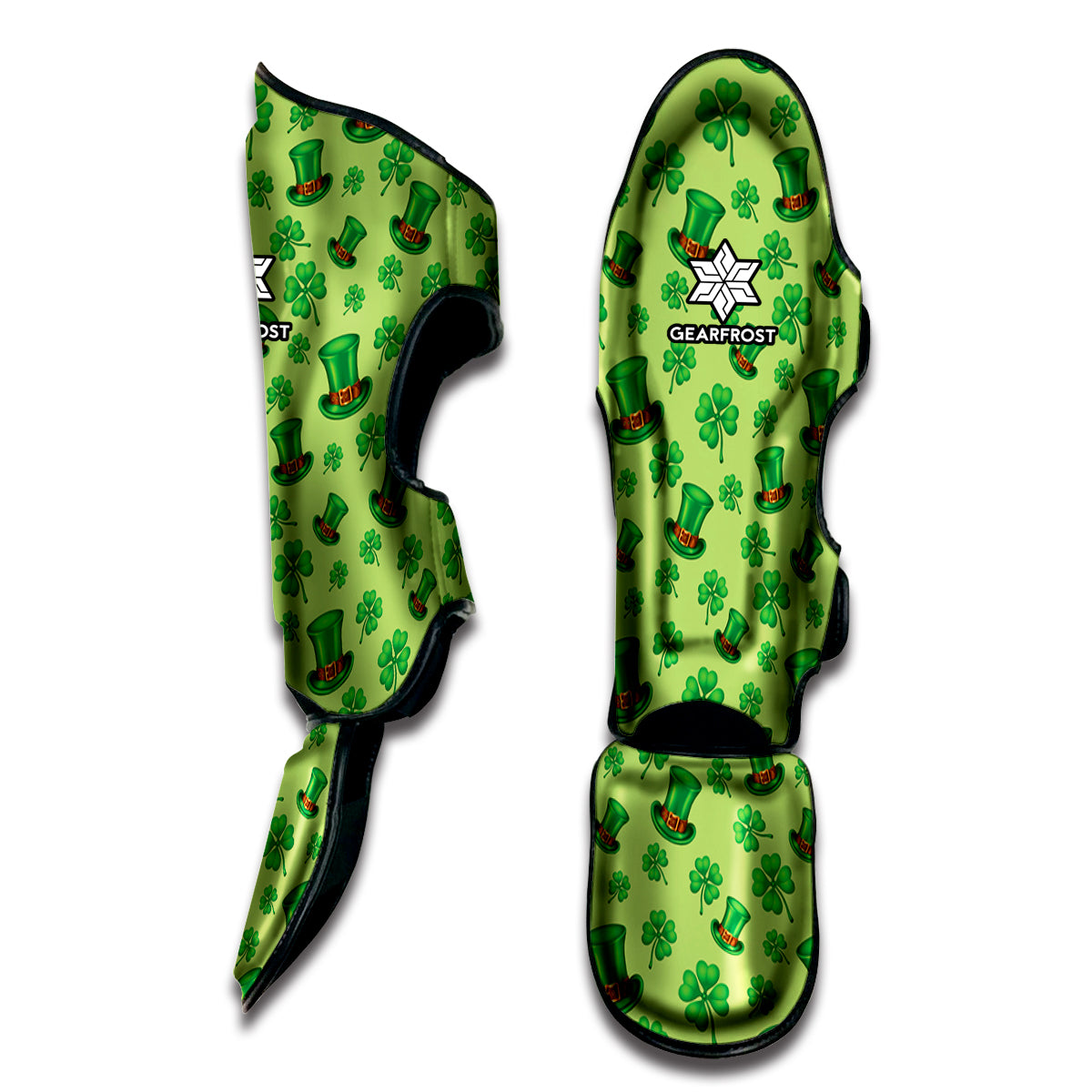 Clover And Hat St. Patrick's Day Print Muay Thai Shin Guard