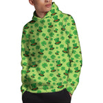 Clover And Hat St. Patrick's Day Print Pullover Hoodie