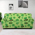 Clover And Hat St. Patrick's Day Print Sofa Cover