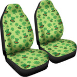 Clover And Hat St. Patrick's Day Print Universal Fit Car Seat Covers