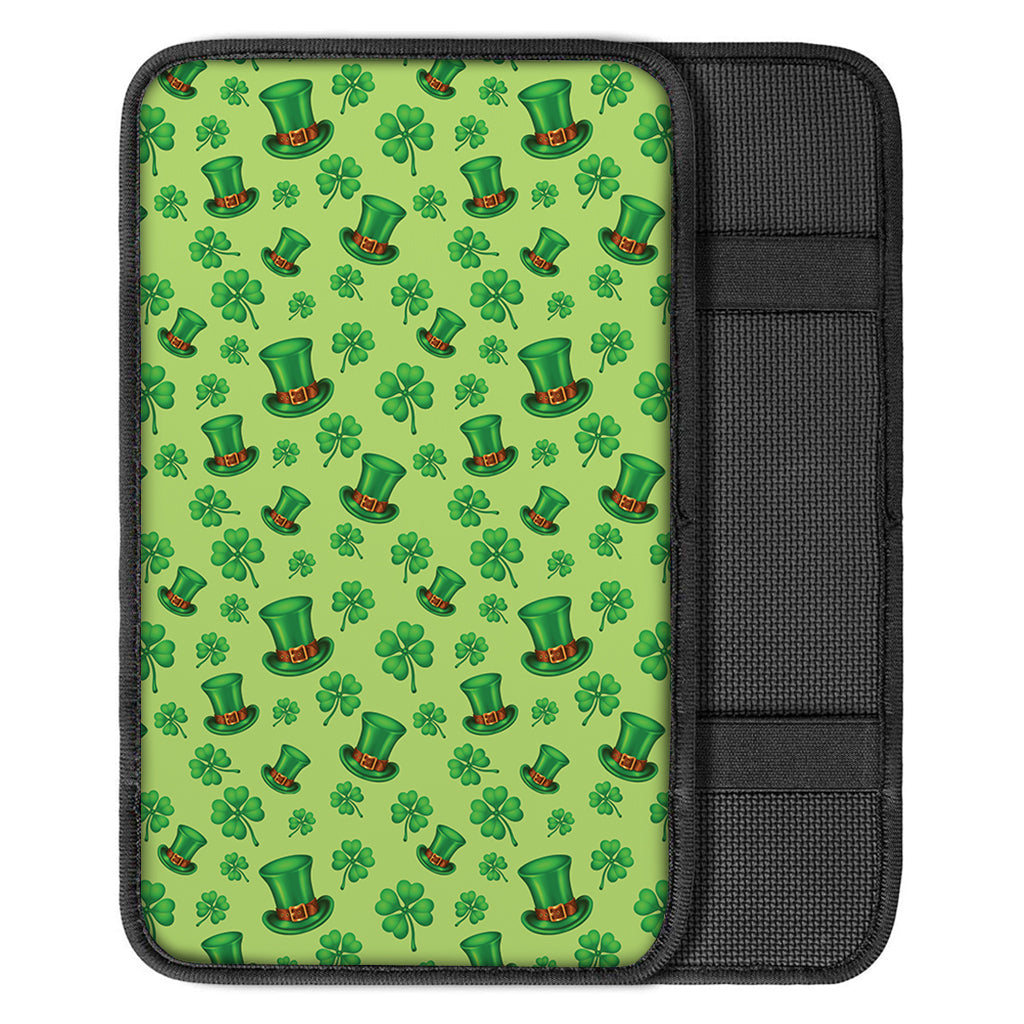 Clover And Hat St. Patrick's Day Print Car Center Console Cover
