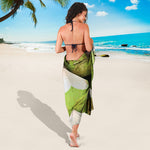 Coconut 3D Print Beach Sarong Wrap
