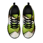 Coconut 3D Print Black Sneakers