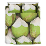 Coconut 3D Print Duvet Cover Bedding Set