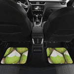 Coconut 3D Print Front and Back Car Floor Mats