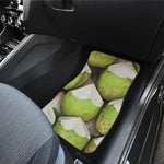 Coconut 3D Print Front and Back Car Floor Mats