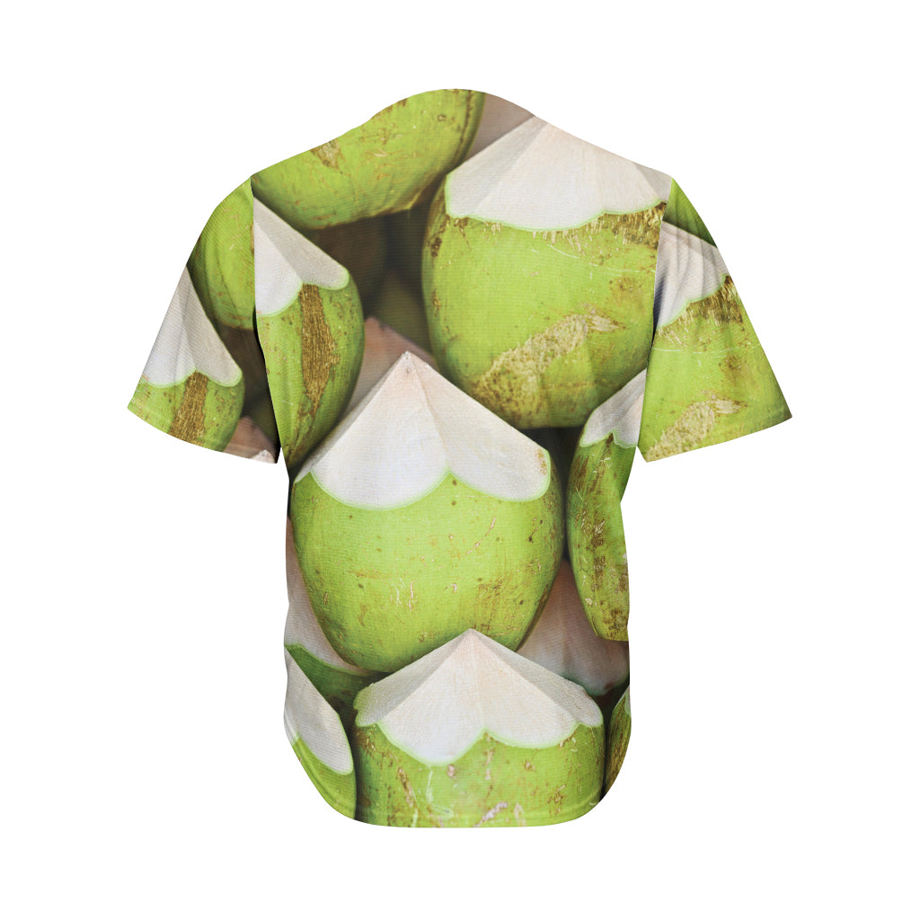 Coconut 3D Print Men's Baseball Jersey