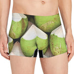 Coconut 3D Print Men's Boxer Briefs
